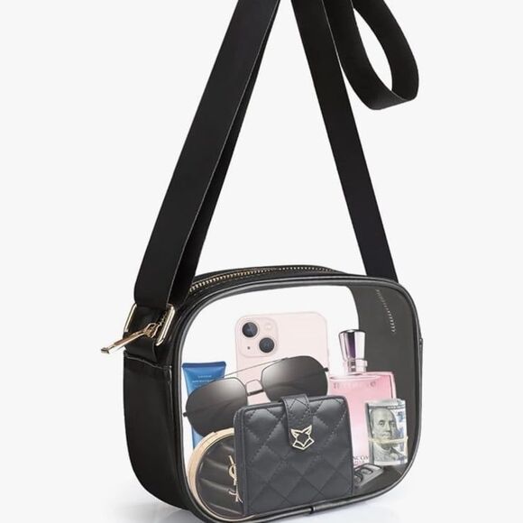 KETIEE Clear Crossbody Bag, Stadium Approved Clear Purse Bag for Concerts Sports - Picture 8 of 8